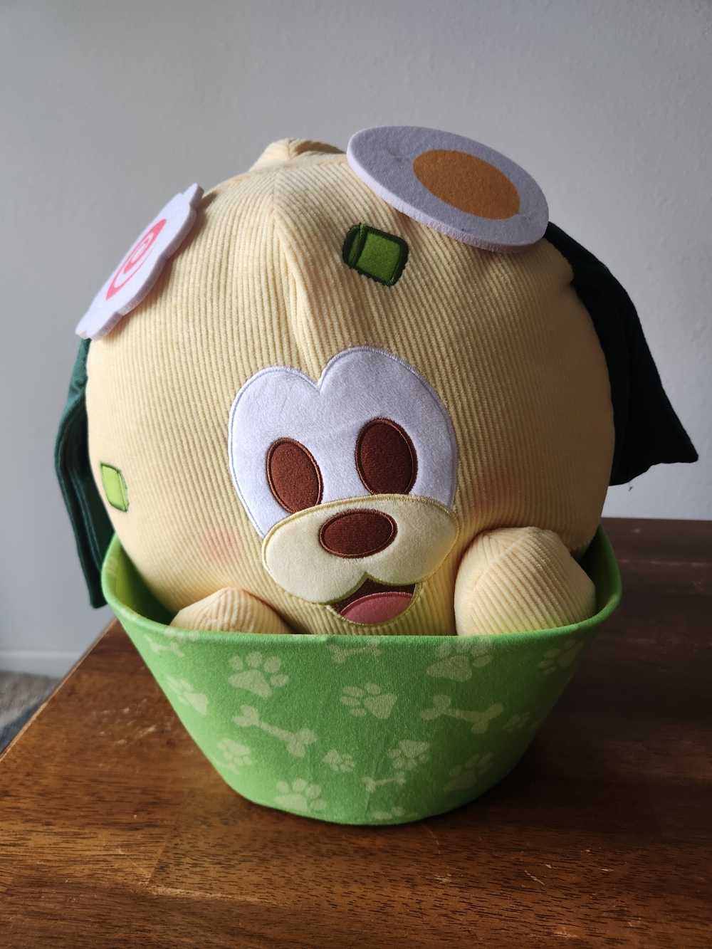 12" Pluto Disney MUNCHLINGS Plush In Green Bowl Plush Toy